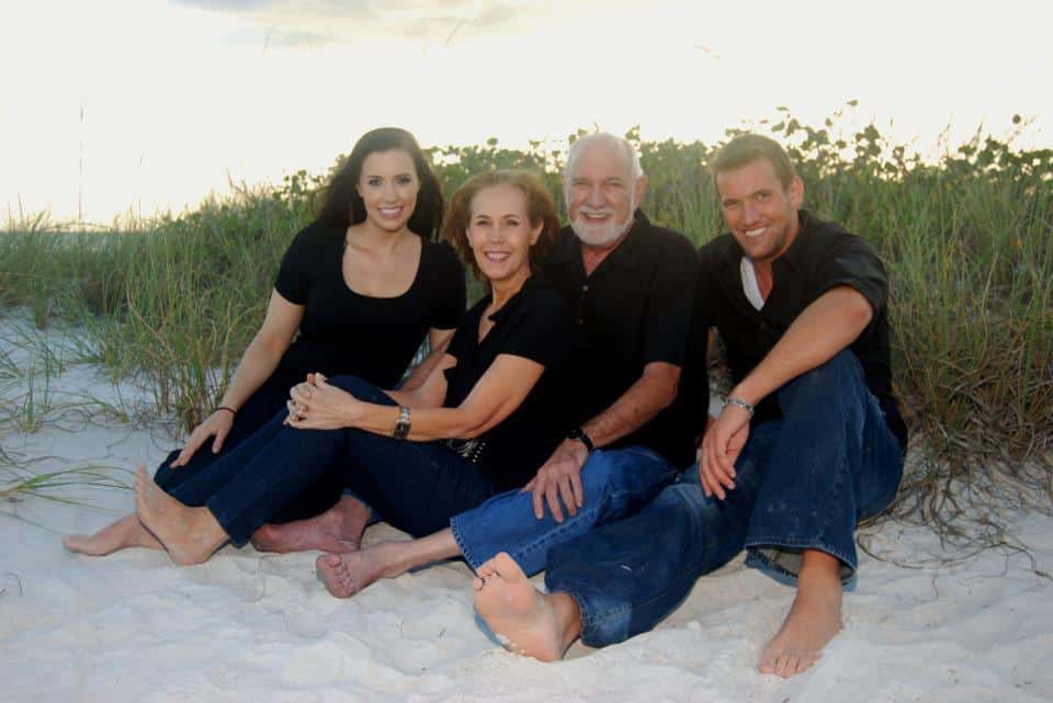 Greenwald Family photo on the beach