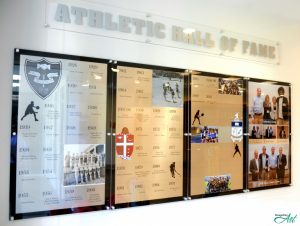 Athletic Hall of Fame Display by RecognitionArt 1
